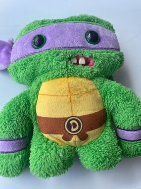 Nickelodeon Fuggler TMNT Donatello  Plush Turtle